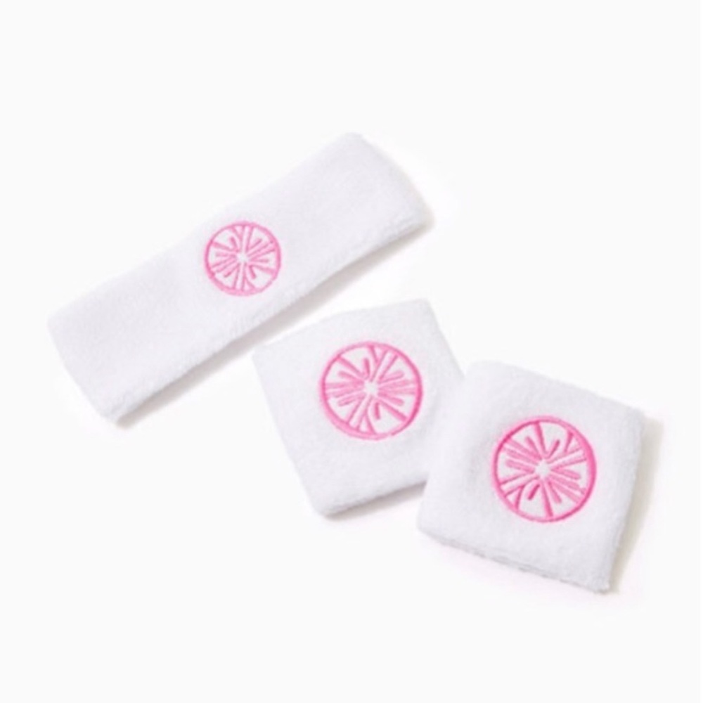 BNWT Lilly Pulitzer Wristbands and Headband set